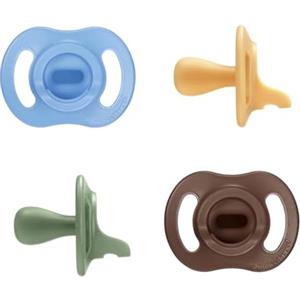 Tommee Tippee Ciuccio Ultra-light StayPut, 18-36 Mesi | Confezione da 4, Ortodontico Succhietto, Design Monoblocco in Silicone