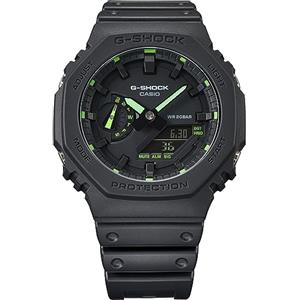 Casio RELOJ ANALÃ"GICO DIGITAL G-SHOCK TREND GA-2100-1A3ER 49MM NEGRO