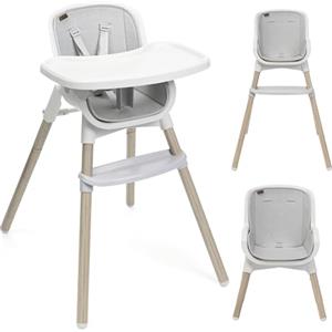 Chicco Zest Plus Seggiolone Evolutivo Pappa per Bambini da 6 mesi a 40 Kg, Richiudibile e con Seduta Lavabile, Con Imbottitura inclusa, Cintura a 5 Punti e Vassoio Rimovibile, Leggero, Compatto