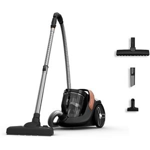 Rowenta G-Force Cyclonic Silence Parquet, Aspirapolvere A Traino Senza Sacco, Modello Parquet, Silenzioso, RO7C30