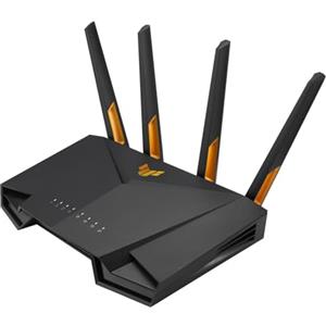 ASUS TUF GAMING AX3000 V2, Router Gaming WiFi 6, Per Modem Operatore e ONT | Dual Band WiFi 6 802.11ax, Porta 2.5Gbps, Modalità Mobile Game, Supporta Mesh WiFi, Gear Accelerator, Adaptive QoS, Nero
