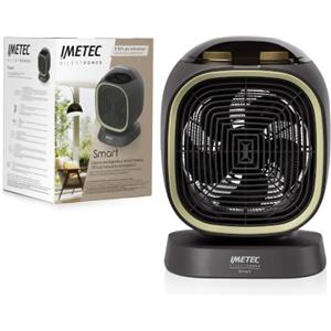 Imetec Silent Power Eco - Termoventilatore silenzioso 2100W | Tecnologia ECO -35% consumo energetico | Funzione antigelo | 4 funzioni | Termostato ambiente