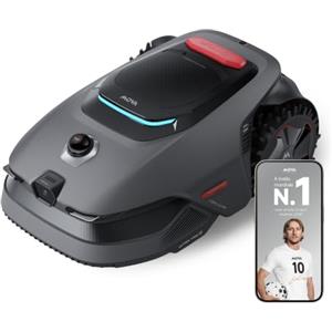 MOVA LiDAX Ultra 1600 Robot Tagliaerba | Consigliato 1600 m² 4G, Mappatura senza RTK, LiDAR 3D 360° e Visione IA, Taglio Bordi 5 cm, Percorso a U Efficace