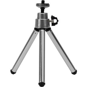 CWOQOCW Mini treppiede per proiettore, treppiedi da tavolo tascabile, treppiede compatto da scrivania per trasmissioni in diretta, mini proiettore/fotocamere, telefono cellulare (grigio argento)