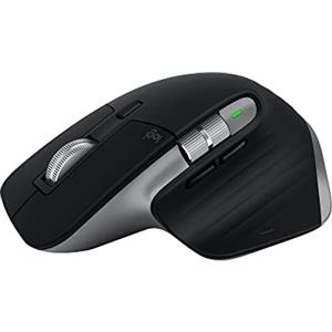 Logitech MX Master 3S per Mac - Mouse Bluetooth Wireless (Space Grey) | Scorrimento Ultraveloce, Ergo, 8K DPI, Click Silenziosi, Tracciamento su Vetro, Personalizzabile, USB-C, Apple, iPad