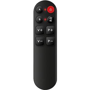 IRRADIO Telecomando Universale Semplificato IRRADIO con Funzione Apprendimento | Tasti Grandi, Senza Numeri, Compatibile con TV e Smart TV | Ideale per Anziani e Bambini