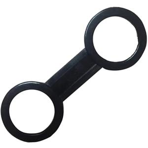 CAZSTYK Attacchi in Silicone per Clip Fissaggio del Supporto per Tubo | Custodia per cinturino per maschera per boccaglio in silicone, tubo respirazione in plastica, supporto per tubo