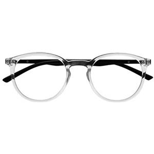 OPULIZE Met Blocco Luce Blu Occhiali Computer Gioco Chiaro Nero Uomo Donna Cerniere Molla B60-C +0,00