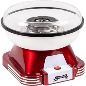 Gadgy Macchina per Zucchero Filato 500W - 22cm - Rosso | Cotton Candy Maker per Zucchero o Caramelle Ideale per Compleanni Feste e Momenti in Famiglia