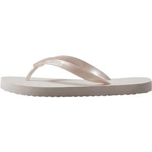 Calvin Klein Donna Infradito Tpu Metallic Flip Flops, Grigio (Silver), 41