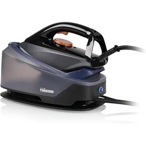 Tristar Sistema stirante a vapore, 6,5 Bar, Serbatoio da 1,2L, Piastra in Ceramica, Sistema Anti-Calcare, Spegnimento Automatico, Avvolgicavo, 2200W, ST-8930