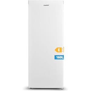 COMFEE' Congelatore Verticale a Cassetti Monoporta 160L con 5 Cassetti | Bianco, -24° Gradi, Compressore GMCC, Termostato regolabile, Design multistrato, Porta reversibile, RCU160WH2(E)