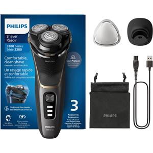 Philips Shaver Series 3000 rasoio elettrico a secco e umido per uomo Uomo Grooming