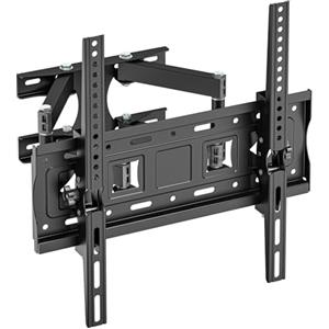 Muchen Supporto TV A Parete Inclinabile Supporto TV Inclinabile Per Monitor TV Piatto E Curvo Da 26-55 Pollici Fino A 30 kg Max.VESA 400x400mm