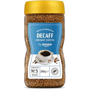 by Amazon Granulo Caffè solubile decaffeinato Gold, Tostatura media - Certificato Rainforest Alliance, 200g