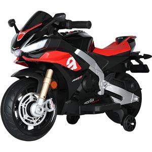 LAMAS TOYS Moto Elettrica Bambini Aprilia RSV4 Small 12V Nero
