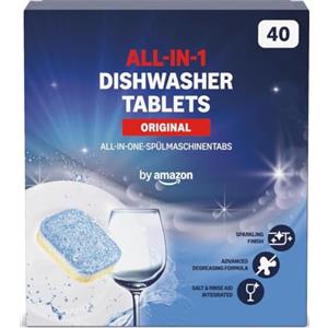 by Amazon - Pastiglie per Lavastoviglie All-in-One, 40 capsule