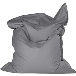 SXBCyan Fodera Pouf da Esterno (Senza Imbottitura) Coprisacco a Sacco Galleggiante Rettangolare, Chaise Longue Impermeabile per Adulti, Cuscino da Spiaggia, Divano Letto(Light Grey,120x150cm-cover)