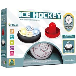 Generic Hockey Pucks di intrattenimento da tavolo interattivo elettrico con | Set completo di dischi da hockey galleggianti per bambini adulti festa scolastica uso esterno
