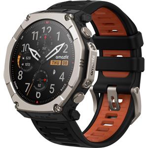 Amazfit T Rex Ultra 2 Smartwatch Outdoor GPS Dual Band Cassa in Titanio 51 mm