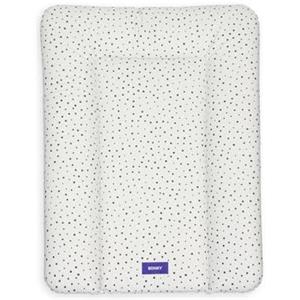 Bonky® Fasciatoio Materassino - Fasciatoio neonato morbido - Cuscino Fasciatoio Lavabile per bambine e bambini - certificato Öko-Tex - impermeabile - 50x70 cm - puntini