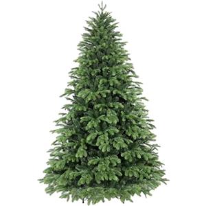 Giulia Grillo Albero di Natale Artificiale 180 cm Giulia Grillo, Realistico e Super Folto, 1700 Rami in PE (Effetto Silicone) e PVC, Apertura a Ombrello, Abete Verde da 1,80 m per il Soggiorno, Senza Luci