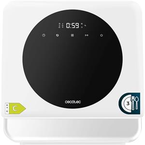 Cecotec Lavastoviglie Compatto Libero Installazione Desktop Bolero Aguazero 1100, 3 Posate, Basso consumo, 6 programmi, Touch Control Panel, Funzioni come Long Storage e Delay Start, Bianco