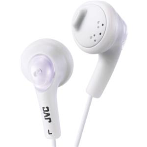 JVC HA‑F160‑W Gumy Cuffie in‑ear, Bass Boost, Bianco | Design leggero con audio nitido, auricolari confortevoli e cavo resistente