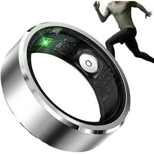Frfik Monitoraggio della salute e del sonno | Anello fitness tracker per sport, pendolari quotidiani, escursionismo, nuoto, allenamento, viaggi e attività quotidiane