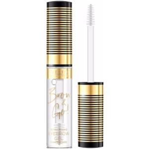 Eveline Cosmetics Brow & Go! Gel forte per fissare e mantenere le sopracciglia, 6 ml, trasparente