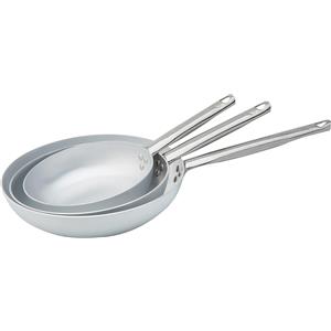 Baldassare Agnelli Set di tre pentole Agnelli ALMABATT01, in alluminio, colore argento