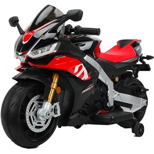 Moto Elettrica per Bambini 24V con Licenza Aprilia RSV4 BIG Nera