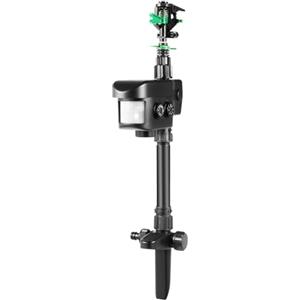 BZYFJB Dissuasore Animali ad Acqua Solare, Irrigatore a Sensore di Movimento con Timer, per Giardino Orto Frutteto, Installazione Semplice, 3 Modalità Distanza (1-10m), Impermeabile IPX4