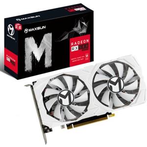 maxsun AMD Radeon RX 580 8GB 2048SP GDDR5 Computer Video Scheda Grafica GPU per PC Gaming 256-Bit DirectX 12 DVI, HDMI, DisplayPort Multi Monitor Extend (Bianco)