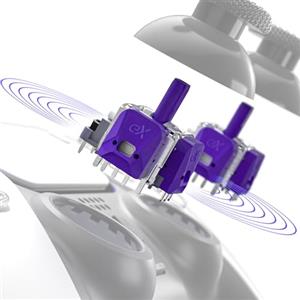 eXtremeRate eXhall Analogici Hall Effect per ps5 Controller, 3D Stick Analogico Calibrabile Digitale Sensore Modulo Kit per ps5 Joystick con Scheda FPC - Viola 120gf