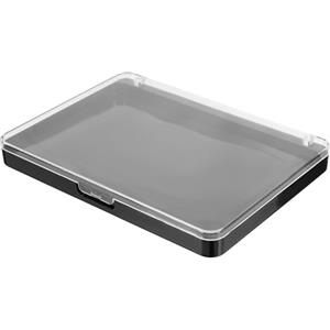 Amosfun Palette Magnetica per Trucco Vuota 1 Pezzo, Vassoio Compatto per Ombretti, Rossetti e Blush Chiusura Magnetica, Organizer Cosmetici Nero Lucido per Uso Personale e Viaggi