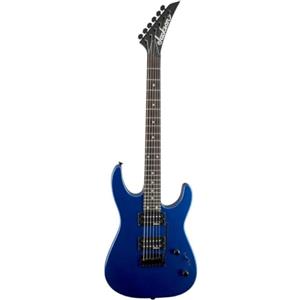 Jackson JS12 Dinky Chitarra Elettrica, Humbucker, Tremolo, Blu Metallizzato | Chitarra elettrica metal per principianti, due humbucker ad alto output, ponte tremolo, 24 tasti, serie JS