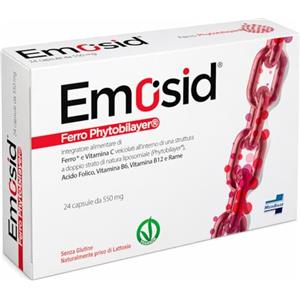 myity Riduzione stanchezza con Ferro, Vitamina C e Rame - Emosid - 24 capsule