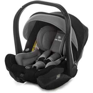 Be Cool Travel Carrier, Seggiolino Auto Neonato i-Size R129 40-85 cm, Ovetto Auto Contromarcia dalla Nascita, Compatibile con Passeggini Kombo e Stratos, Grigio