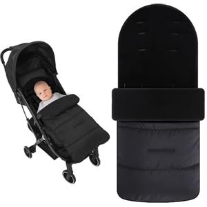 SKIKHN Coprigambe Passeggino, 85 CM Sacco Termico Passeggino Universale, Sacco Invernale PasseggIno, SaccoPasseggino Invernale con Cerniera, Fodera in Pile Polare, Lavabile, per Passeggini Carrozzine