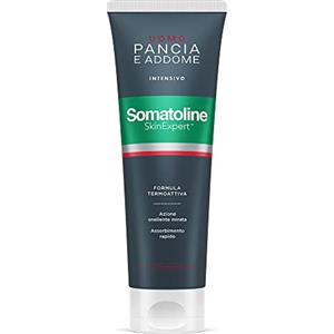 Somatoline SkinExpert Uomo Crema Pancia E Addome - Snellente 250 ml | Crema Corpo Uomo Termoattiva Con Caffeina, Carnitina E Guaranà - Snellente Addominali - Efficacia Provata