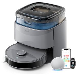 Lefant M3 MAX Robot Aspirapolvere Lavapavimenti con Mappatura, Navigazione dToF, Evitamento Ostacoli PSD, 20000Pa, Stazione Base All-in-one, Auto-Svuotamento, Asciugatura, WiFi 2.4G/5G, Alexa/APP