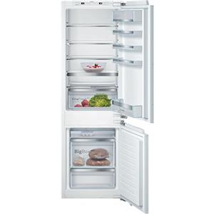 Bosch KIS86AFE0 Serie 6 Frigo Combinato da incasso 177,2 x 55,8 cm | Frigorifero combinato da incasso, Congeltore LowFrost per ridurre la fomazione di brina, Cerniera piatta, Made in Germany