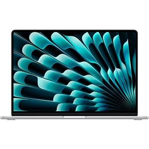 Apple MacBook Air 15'' con chip M5: progettato per l'AI, display Liquid Retina da 15,3'', 16GB di memoria unificata, 512 GB di archiviazione SSD, 10 CPU, 10 GPU, Wi Fi 7 - Argento