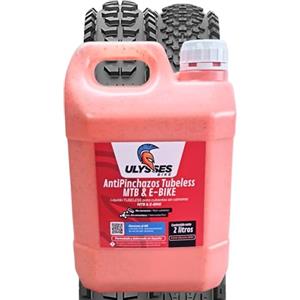 Ulysses Tyre Sealant, the guardian of th Ulysses Bike, 2 litri Lattice Liquido Sigillante Antiforatura senza ammoniaca per Copertone Tubeless MTB e E-Bike