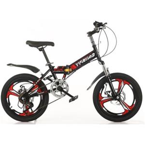 QKBMFK Bicicletta Pieghevole Da Montagna Per Adulti, Bici Da Strada Pieghevoli Da 18/20 Pollici, Freni A Disco Anteriori E Posteriori, Bici Pieghevoli Per Adulti E Bambini B,18in