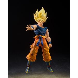 Bandai Tamashii Nations Action Figure Dragon Ball Z S.H.Figuarts di Super Saiyan Son Goku (Fighter of Rage) da 14 cm