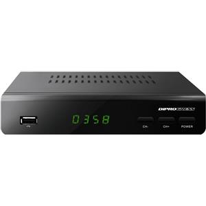 DIPROGRESS DPT203HD set-top box TV Satellite Full HD Nero