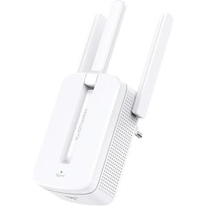 MERCUSYS MW300RE Ripetitore Wi-Fi Potente per Casa, 3 Antenne N300Mbps | Tecnologia MIMO, Access Point, Compatibile con Ogni Router, Ideale per Camere, Studi e Zone con Segnale Wi-Fi Debole