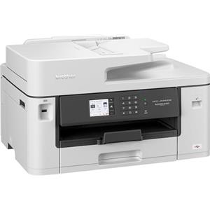 Brother MFCJ5340DWE, Multifunzione Inkjet a colori con stampa A4/A3, Ecopro | Cassetto da 250 e ADF 50 fogli, Touchscreen 6.8 Cm, USB, LAN, WiFi, Colore Bianco, Cartucce incluse da 550 pag